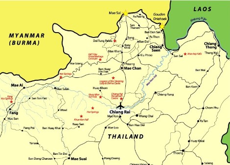 carte thailande